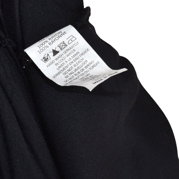 Elan Black Halter Maxi Dress S Minimalist Resort - Picture 4 of 6